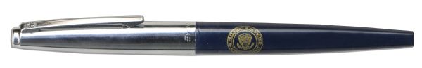 Pen Used by President Lyndon B. Johnson to Sign Bill H.R. 9599 Into Law Establishing the George Rogers Clark National Park -- Includes Two Ink Refills and Two New Tips