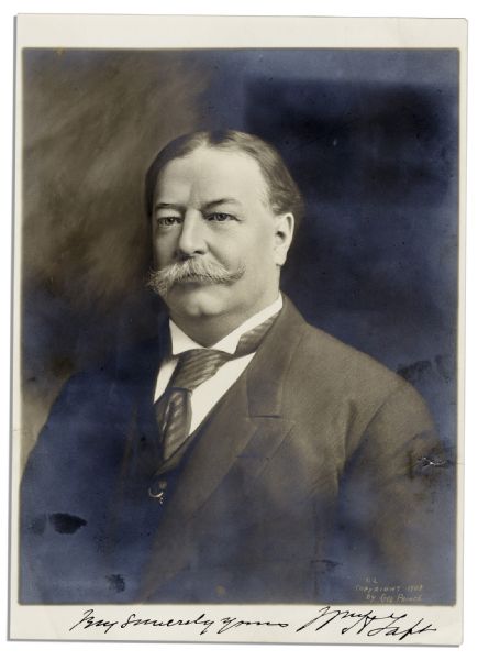 President William Howard Taft Signed Photo