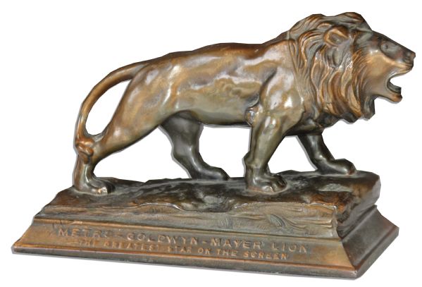 MGM Sculpture -- The Iconic Metro-Goldwyn-Mayer Lion