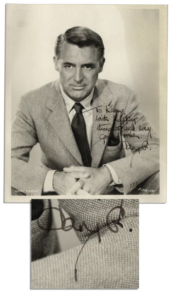 Cary Grant Signed Photo