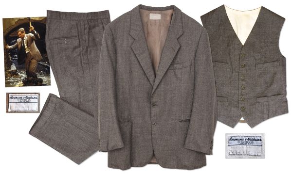 Harrison Ford Screen-Worn Suit -- From His Most Iconic Role in ''Indiana Jones and the Last Crusade''
