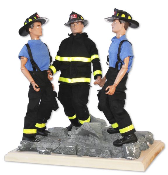One of a Kind 9/11 FDNY Prototype Scene -- From The Estate of G.I. Joe Creator Donald Levine