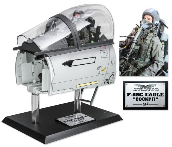 One of a Kind G.I. Joe Prototype Aviator F-15 C Cockpit Module -- Exceptional Detail -- From The Estate of G.I. Joe Creator Donald Levine