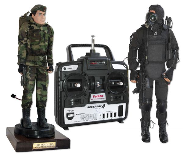 Set of Two G.I. Joe Prototypes Commemorating the Thirtieth Anniversary of The ''G.I. Joe'' Series -- Accompanied With Original Remote Control, in Working Condition