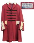 Gary Cooper Coat From the 1947 Cecil B. Demille Film Unconquered -- With COA From Warner Bros.