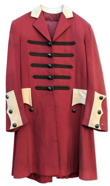 Gary Cooper Coat From the 1947 Cecil B. Demille Film ''Unconquered'' -- With COA From Warner Bros.