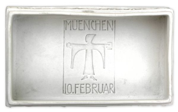 Porcelain Box Given to Participants of the 1936 Winter Olympics -- Manufactured by The Nymphenburg Porcelain Company