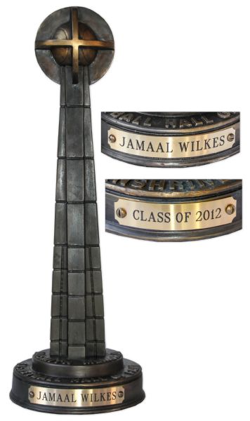 Jamaal Wilkes' Hall of Fame Trophy -- Fine
