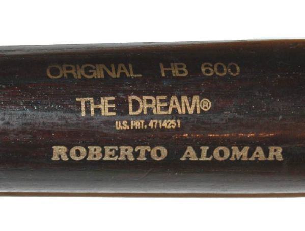 Hall of Famer Roberto Alomar Game-Used Bat