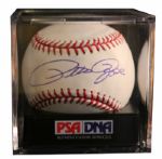 Pete Rose Signed Baseball -- PSA/DNA COA -- Graded 9