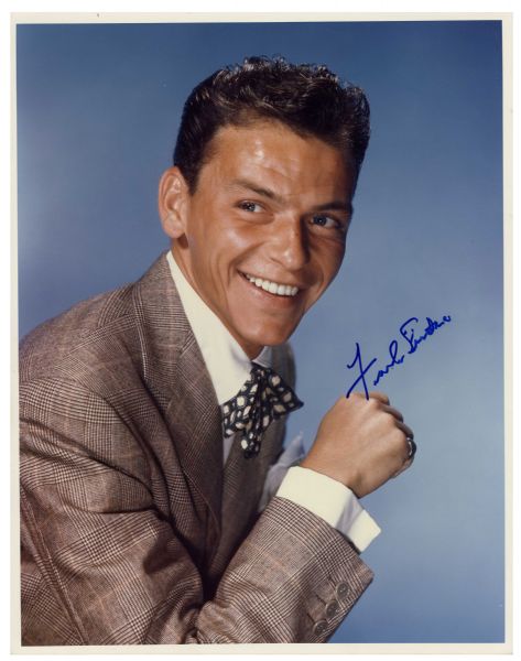 11'' x 14'' Signed Photo of a Young Frank Sinatra