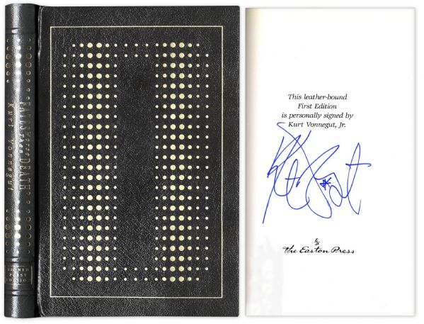 Kurt Vonnegut Signed Easton Press Edition of ''Fates Worse Than Death''