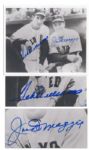 Photo Signed by Joe DiMaggio & Ted Williams -- 10 x 8 -- With JSA COA -- Near Fine