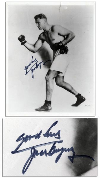 Jack Dempsey 8'' x 10'' Signed Photo