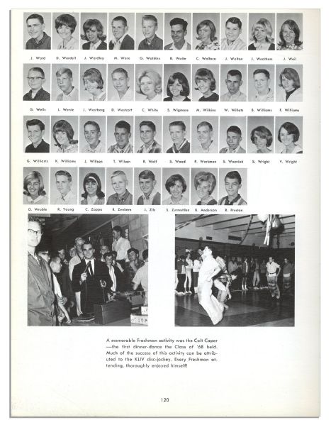 Apple Co-Founder Steve Wozniak 1965 High School Yearbook