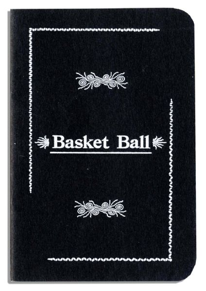 Basketball Hall of Famer, Edward Hickox Signed ''Rules for Basket Ball''