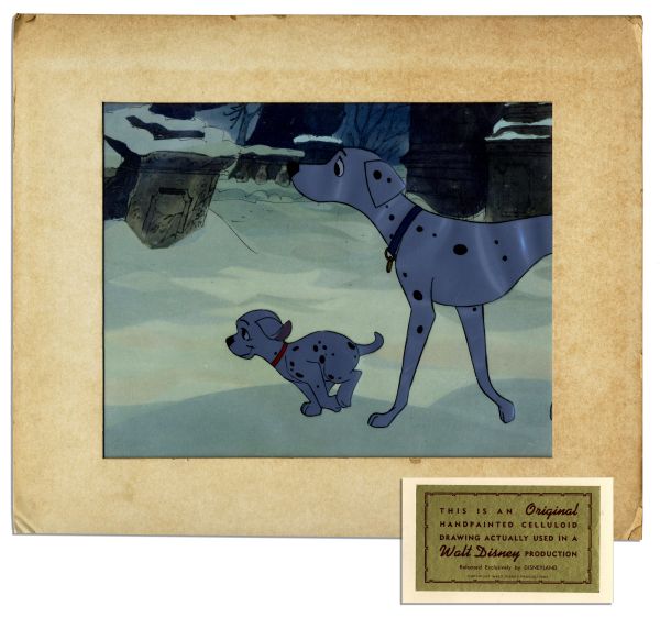 Disney's ''101 Dalmations'' Original 1961 Animation Cel