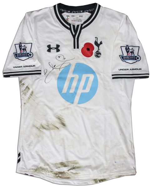 Tottenham Hotspur Football Shirt Match-Worn and Signed by Michael Dawson