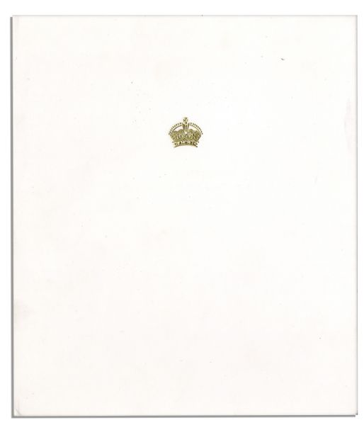 Queen Elizabeth the Queen Mother 1993 Royal Christmas Card Signed