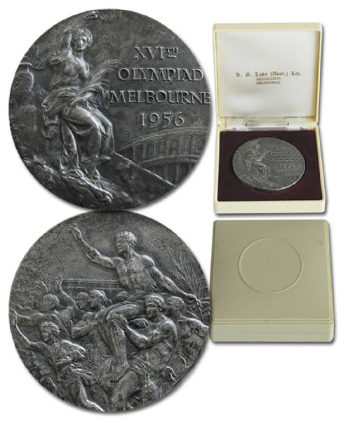 Silver Medal From the 1956 Summer Olympics, Held in Melbourne, Australia