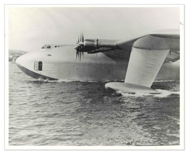 Original Photo of the Howard Hughes H-4 Hercules ''Spruce Goose'' -- Taken 2 November 1947 -- 10'' x 8'' Glossy Photo in Near Fine Condition