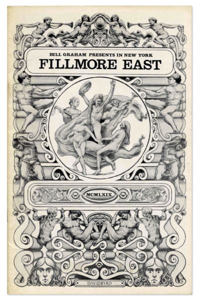 Fillmore East Concert Program From 29 March 1969 -- Promoting Steppenwolf, Julie Driscoll, John Hammond & More