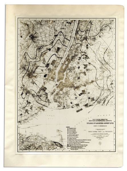 1927 Report on New York City's First Airport -- With Five Maps of Potentially Suitable Airport Locations
