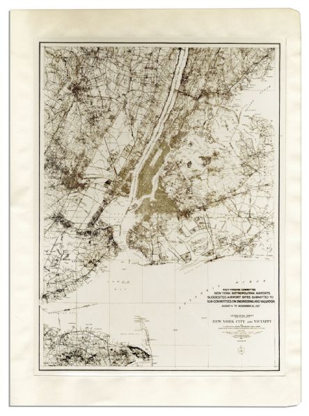 1927 Report on New York City's First Airport -- With Five Maps of Potentially Suitable Airport Locations