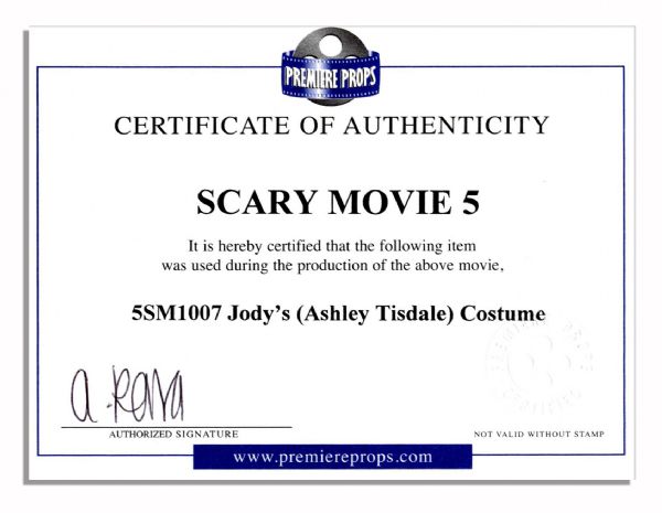 Ashley Tisdale Wardrobe From ''Scary Movie 5''
