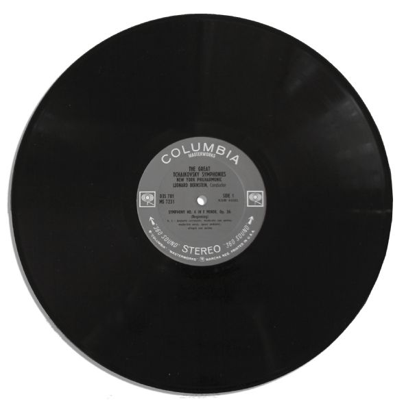 Leonard Bernstein Signed LP Record Set