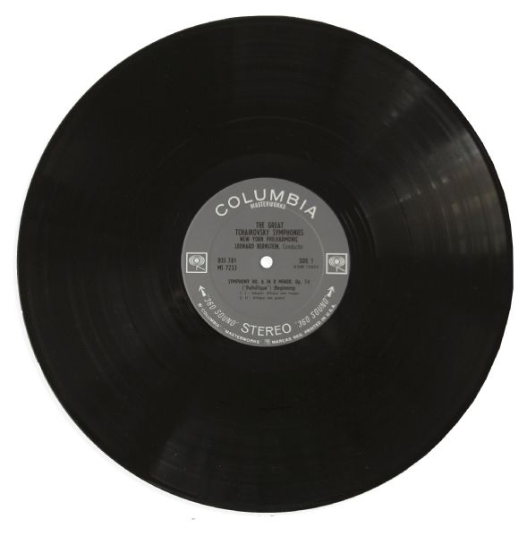 Leonard Bernstein Signed LP Record Set