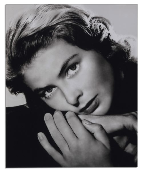 Ingrid Bergman Signed Slip