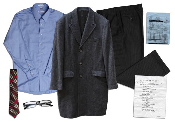 Steve Carell Screen-Worn Ensemble From His Final Episode of ''The Office'' -- Plus Steve Carell's Personal Reading Glasses & Used Script