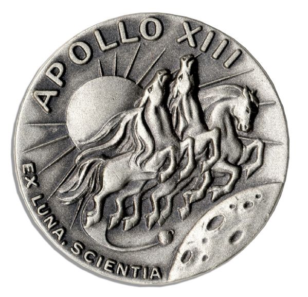 Jack Swigert's Personally Owned Apollo 13 Flown Robbins Medal -- Serial Number 145