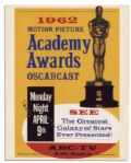 Original 1962 Academy Awards Poster From the 34th Annual Ceremony -- Westside Story Took Home Best Picture That Year