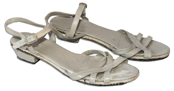 Greta Garbo Dress Sandals -- Owned And Worn by the Reclusive Screen Siren