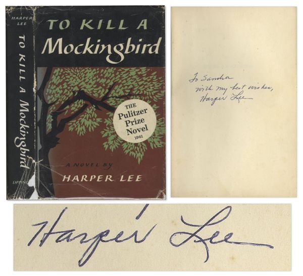 Harper Lee Signed 1960 First Edition, Eleventh Printing of ''To Kill a Mockingbird''