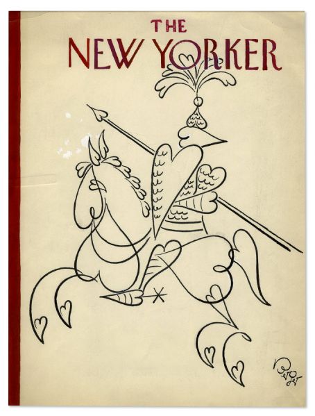 Oscar Berger Valentine's Day Cover Art for ''The New Yorker''