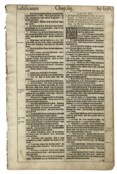 King James Bible Page From 1613