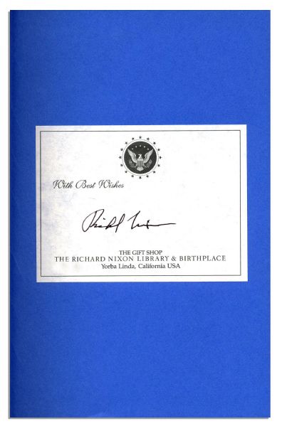 Richard Nixon Signed ''Seize The Moment''
