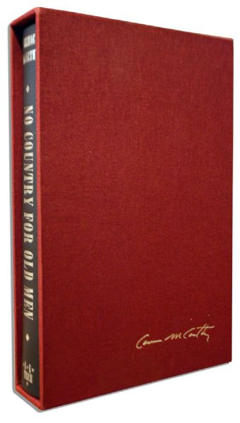 Gorgeous Signed Limited Edition of Cormack McCarthy's ''No Country For Old Men'' -- The Novel That Inspired 2007's Best Picture -- Fine