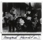 Margaret Hamilton Signed 10 x 8 Wizard of Oz Photo