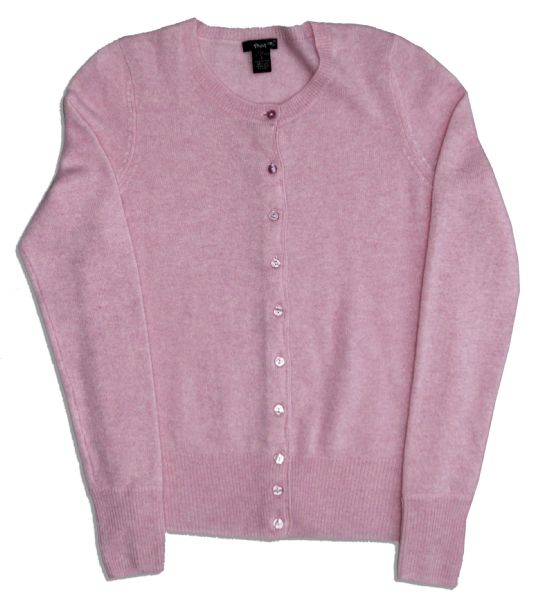 Jenna Fischer Screen-Worn Cashmere Sweater Ensemble From ''The Office'' -- With a COA From NBC Universal