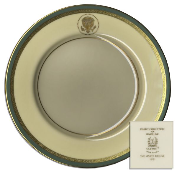 Scarce President Harry Truman Official White House China Plate -- Fine