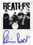 Beatles Poster Signed by Original Drummer, Pete Best -- Who Was Replaced by Ringo Starr