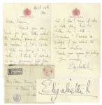 Queen Elizabeth II Autograph Letter Signed From 1960 -- ...The last reunion was such fun that I think we ought to think about organising another one round about Christmas time!... 
