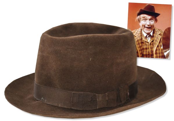 Red Skelton Famous Brown Derby Hat Worn as ''Clem Kadiddlehopper'' on  ''The Red Skelton Show''