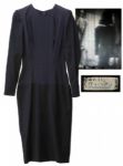 Gail Russell Worn Black Dress From The Uninvited -- With Paramount Pictures Label