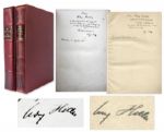 Adolf Hitler Signed First Editions of Mein Kampf -- Both Volumes Signed by Hitler in 1925 and 1926, Inscribed to Philipp Bouhler, Nazi #12 -- ...your loyal work for our movement...