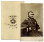 CDV of Ulysses S. Grant in Civil War Uniform -- With Anthony Backmark